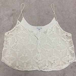 American Eagle Crochet Tank Top